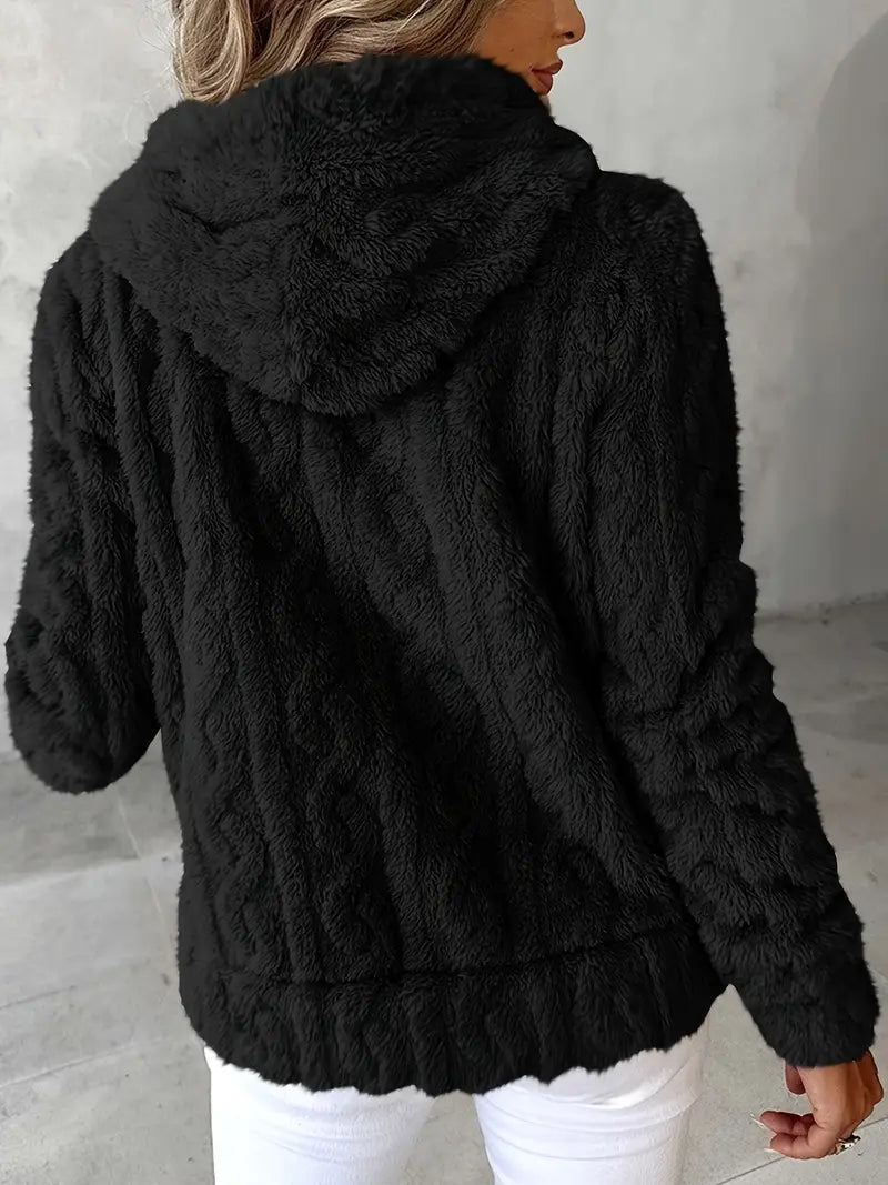 Ganka - Langærmet Hættetrøje Med Lynlås