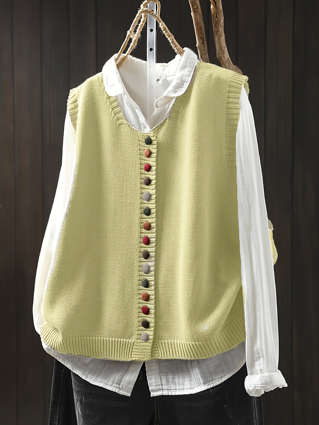 Toriana -  Ærmeløs Strikket Vest