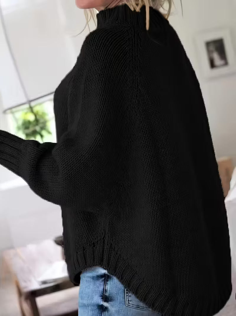 Pamella - Overdimensioneret Sweater i Kabelstrik