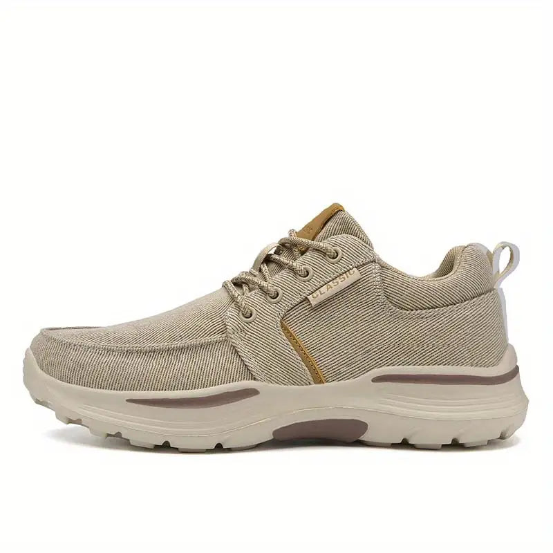 Keidean - Åndbare Sneakers Med Snørebånd i Lærred