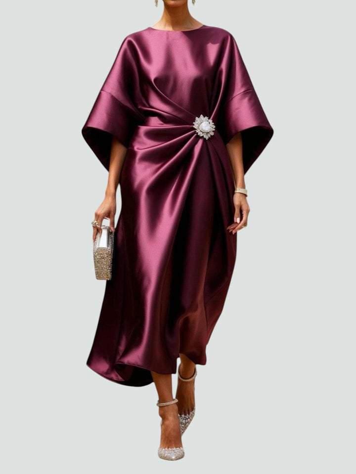 Zoey - Elegant Lang Satinkjole