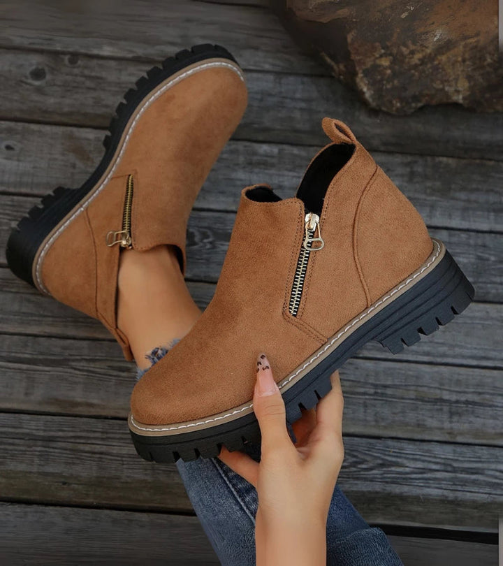 Miladie - Ortopædisk Støvle Med Lynlås i Siden