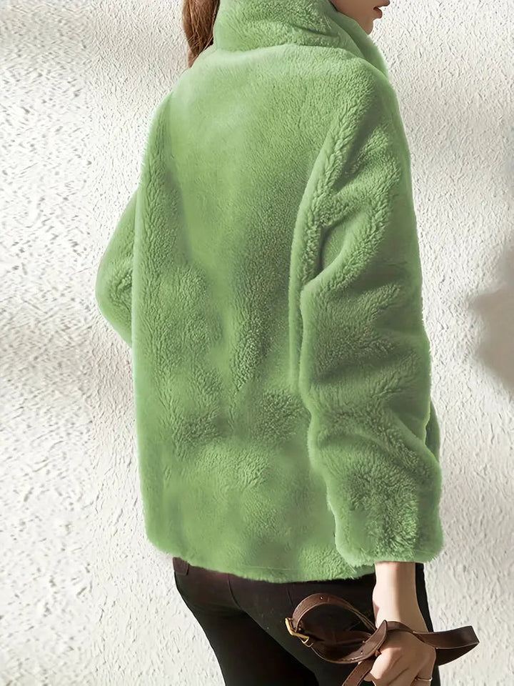 Maliza - Stilfuld Pels Jakke i Fleece