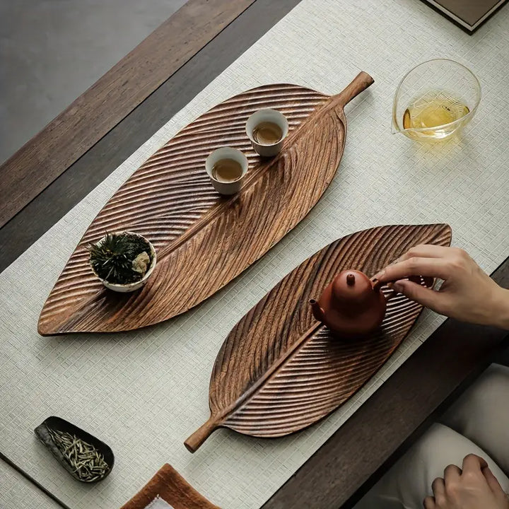 NaturePlatter - Bladformet Serverings Bakke