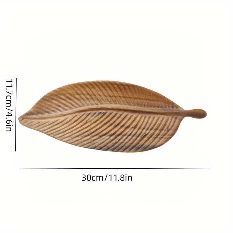NaturePlatter - Bladformet Serverings Bakke