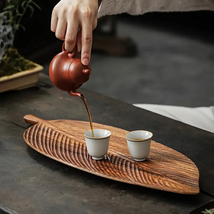 NaturePlatter - Bladformet Serverings Bakke