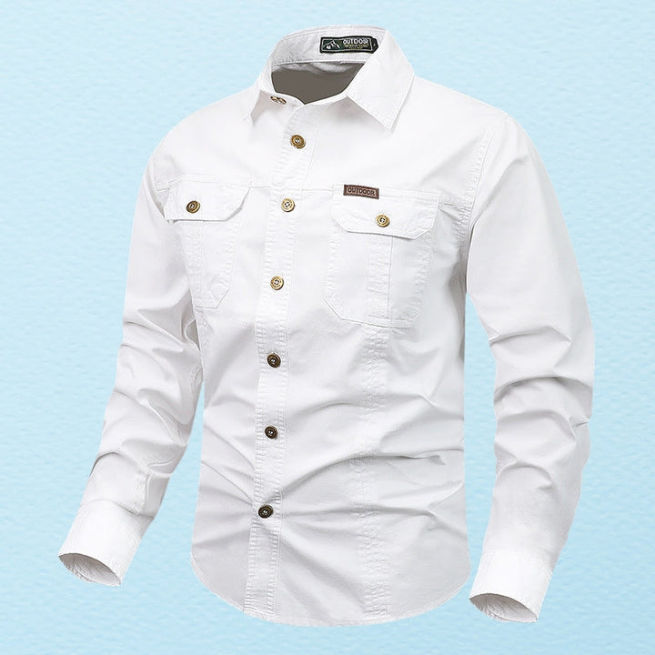 Theodor - Langærmet Skjorte Med Lomme