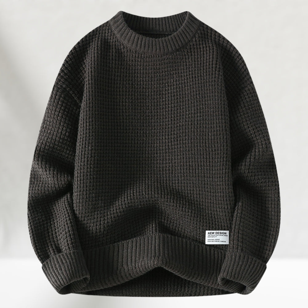 Jesse - Rundhalset Strikket Sweater