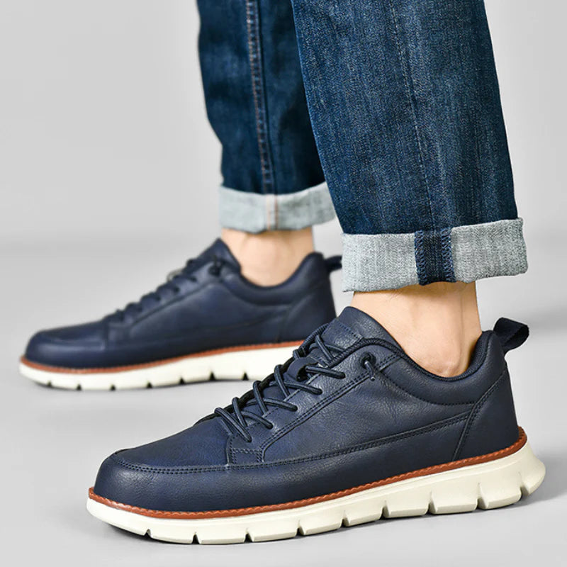 Dewey - Åndbar Læder Turnschuh