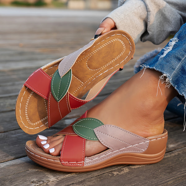 Eloina - Komfortabel Sandal Med Kilehæl