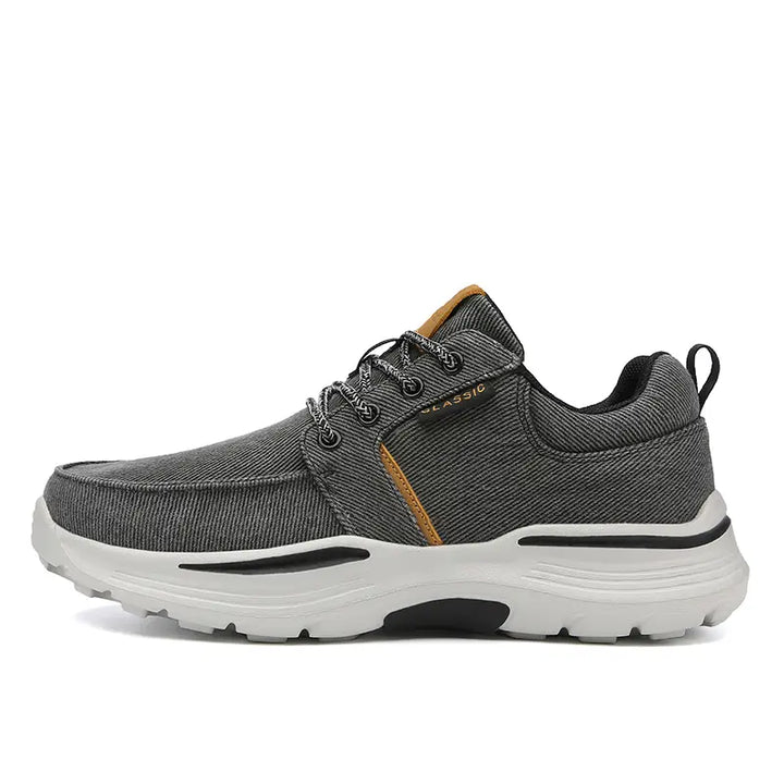 Keidean - Åndbare Sneakers Med Snørebånd i Lærred