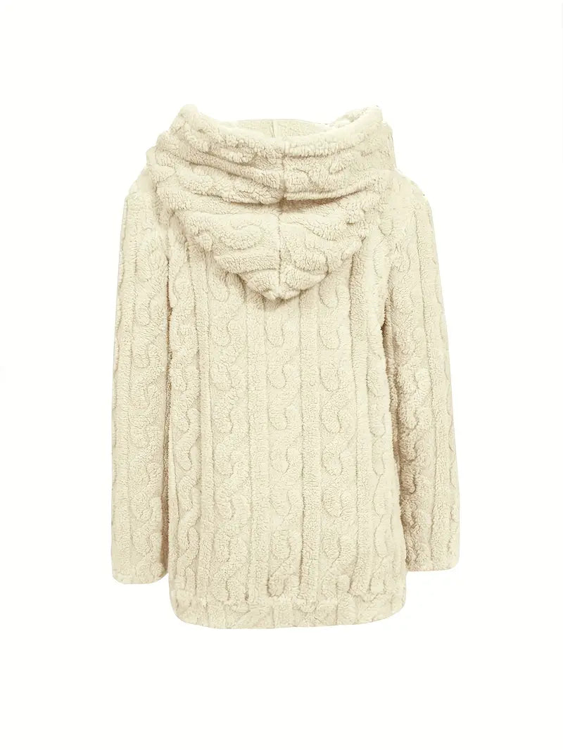 Ganka - Langærmet Hættetrøje Med Lynlås