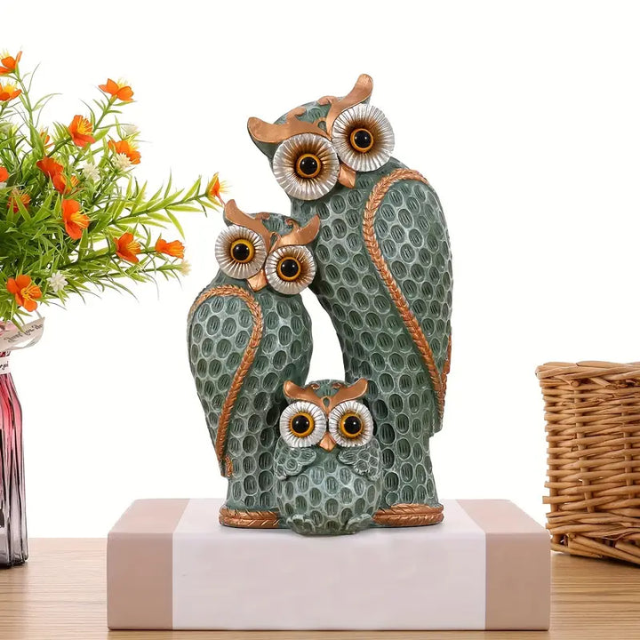 EchoOwlet - Moderne Ugle Familie Figur