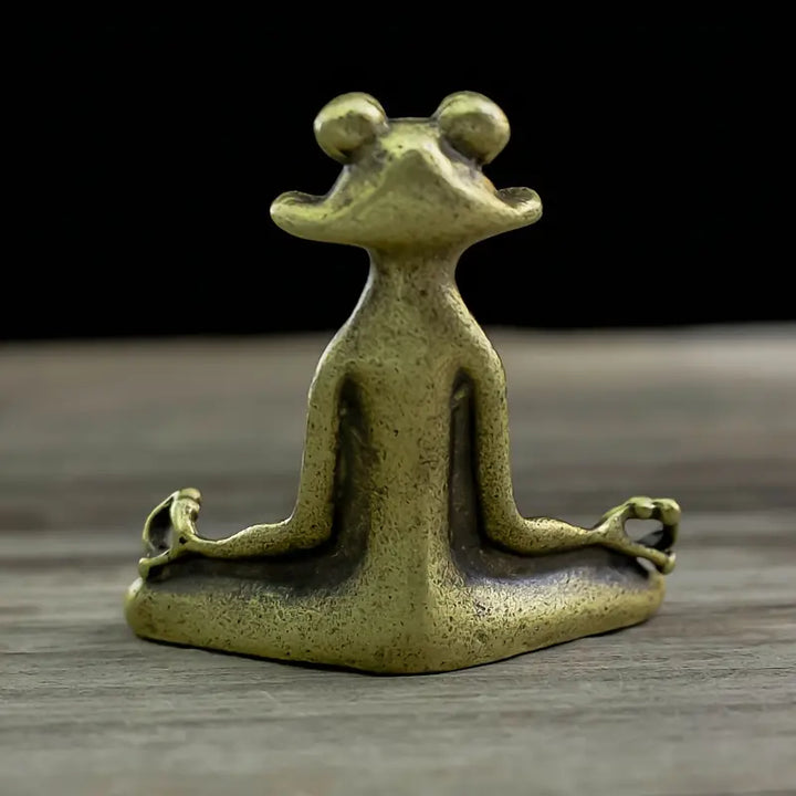 Meditoad - Elegant Metal Frø-Røgelses Holder