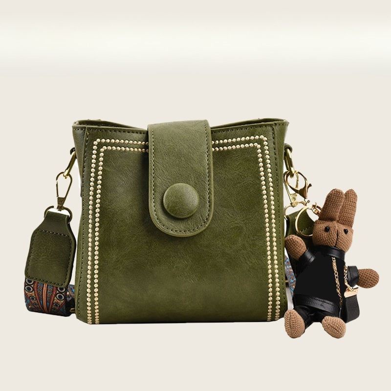 Andriani - Vintage Modetaske Med Jsterbar Skulderrem