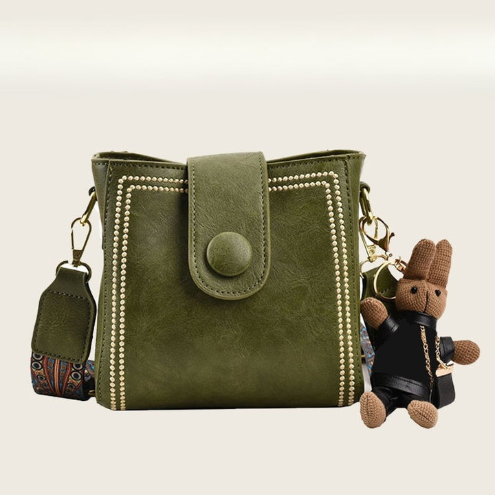 Andriani - Vintage Modetaske Med Jsterbar Skulderrem