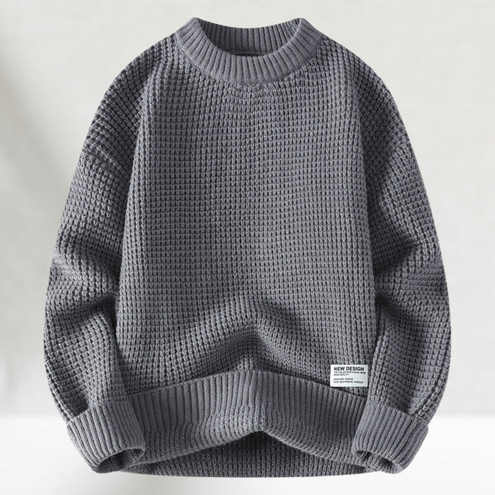 Jesse - Rundhalset Strikket Sweater