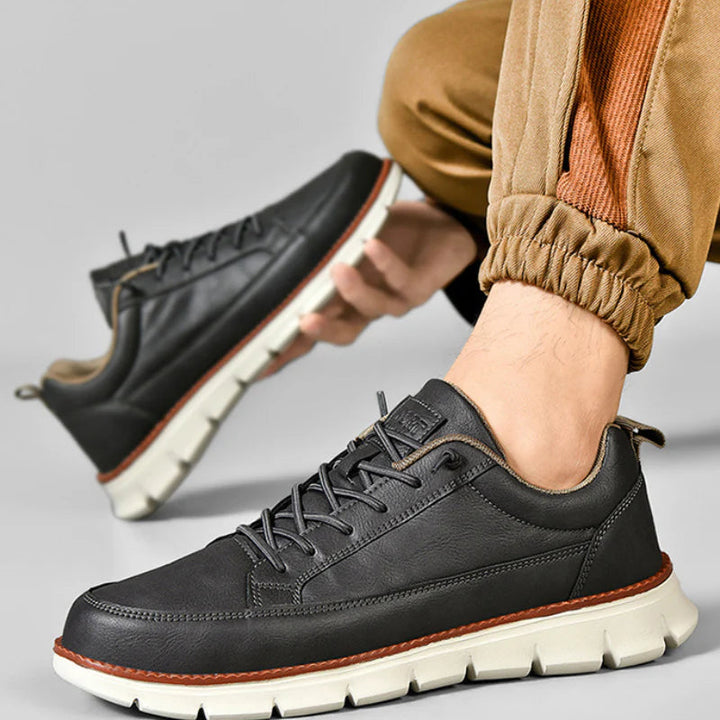 Dewey - Åndbar Læder Turnschuh