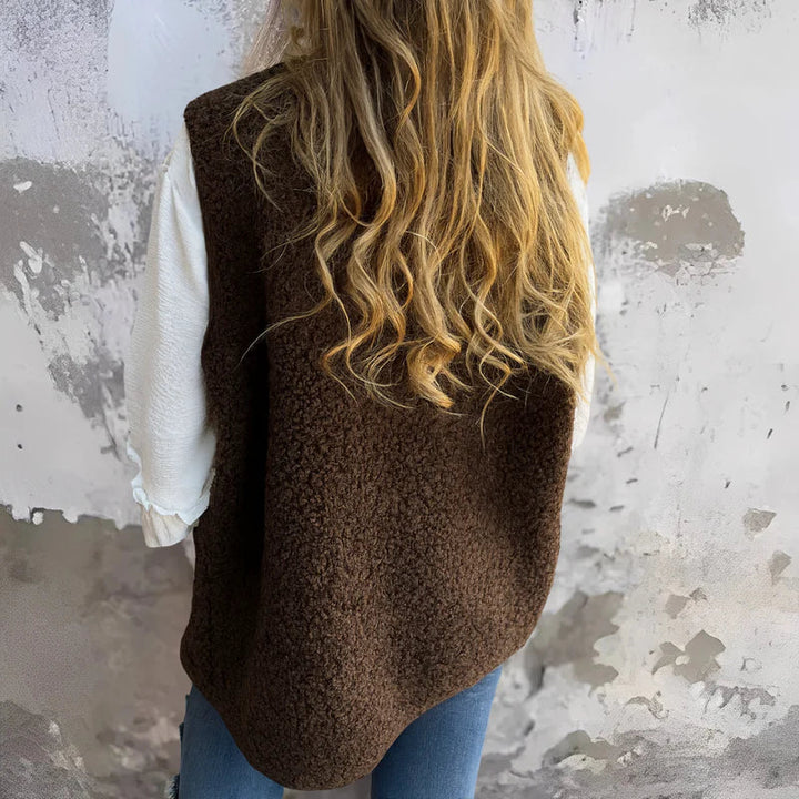 Jacklyn - Teddyvest Med Knapper