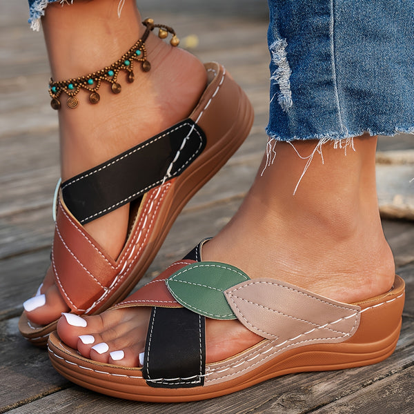Eloina - Komfortabel Sandal Med Kilehæl
