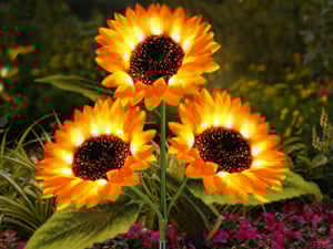 FloralGlow - Solcelledrevne LED-Solskinslamper Til Haven