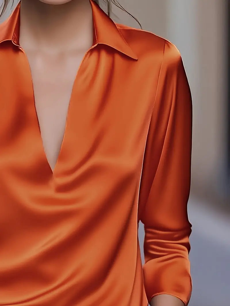 Nadene - Premium V-Hals Bluse