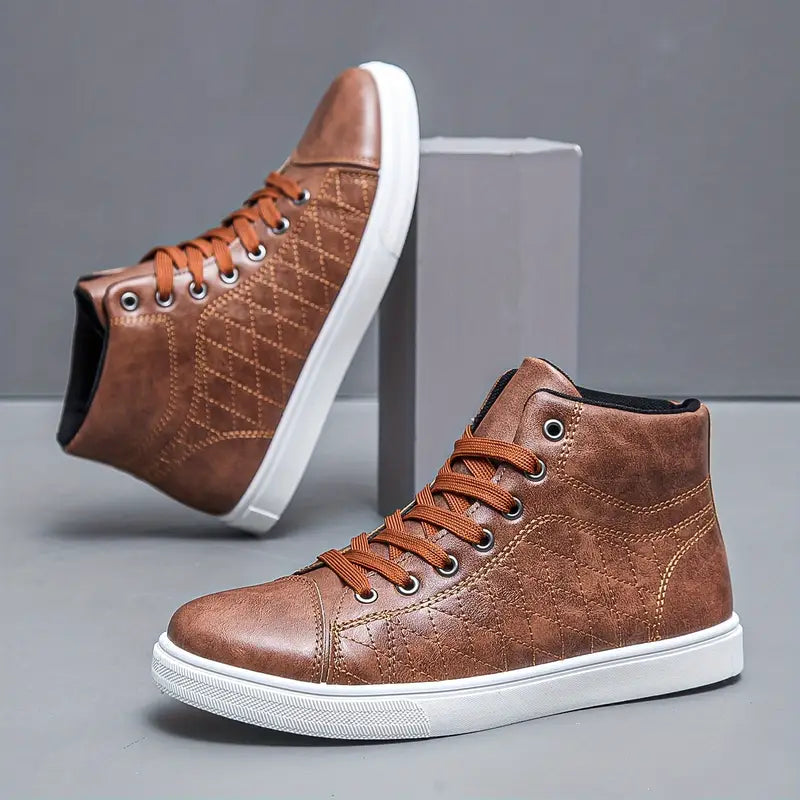 Gayle - Afslappet Plaid Mellemhøj Sneaker