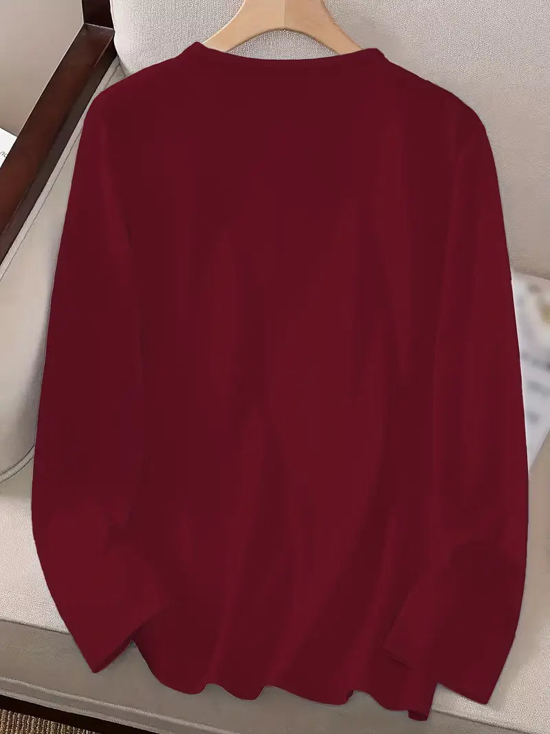 Odalina - Afslappet T-Skjorte Med Smiley Udskriv