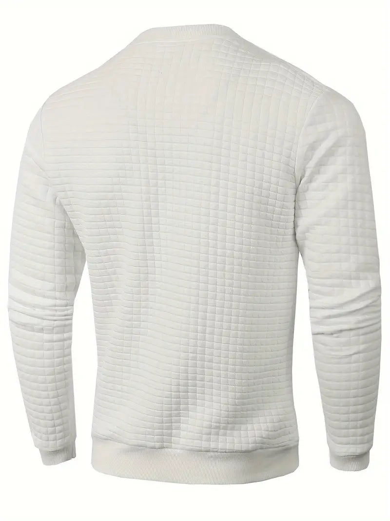 Andreas - Langærmet Sweater i Boheme Ternet Stof