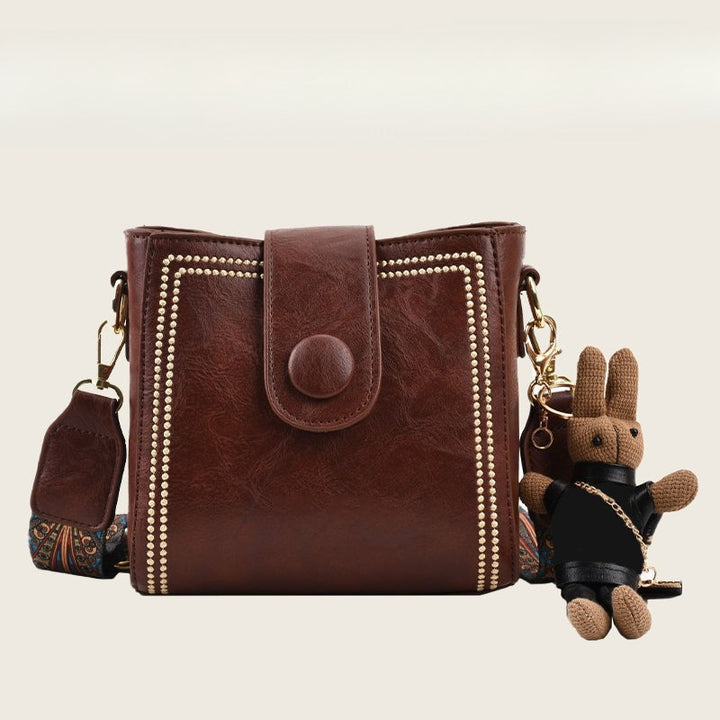 Andriani - Vintage Modetaske Med Jsterbar Skulderrem