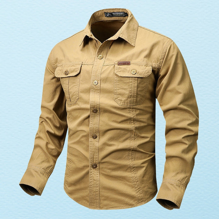 Theodor - Langærmet Skjorte Med Lomme