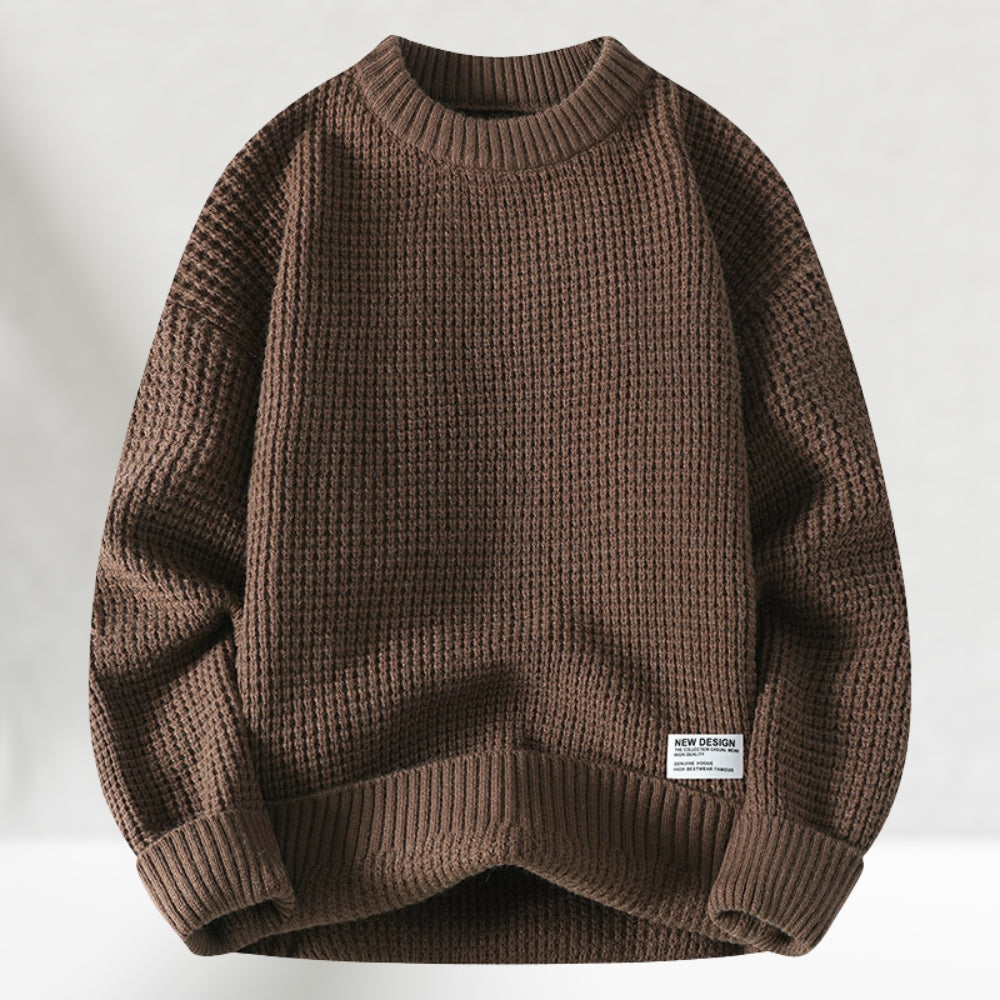 Jesse - Rundhalset Strikket Sweater