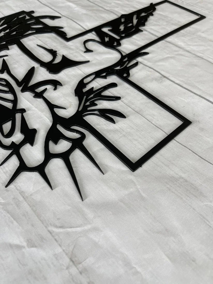 ChristCraft - Jesus Kors i Metal Til Vægdekoration