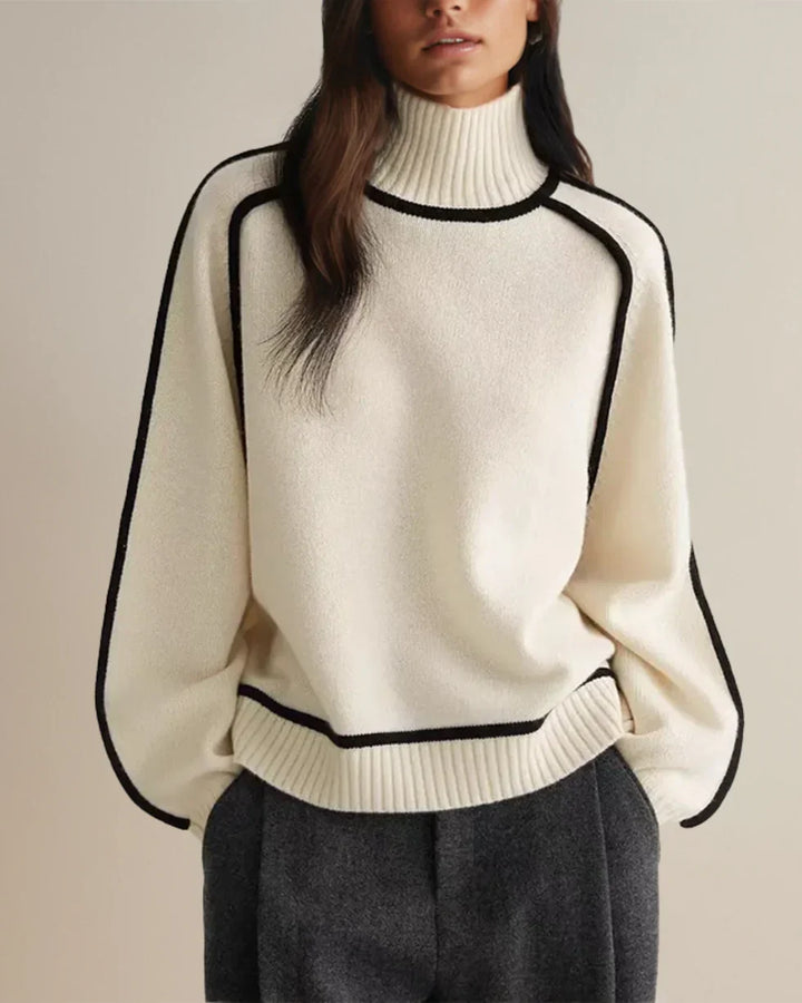 Karina – Elegant Rullekravesweater