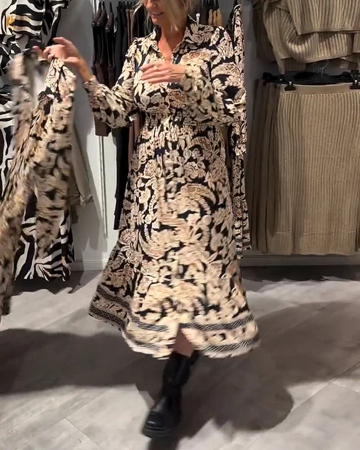 Merle - Moderigtig Kjole Med Mønster