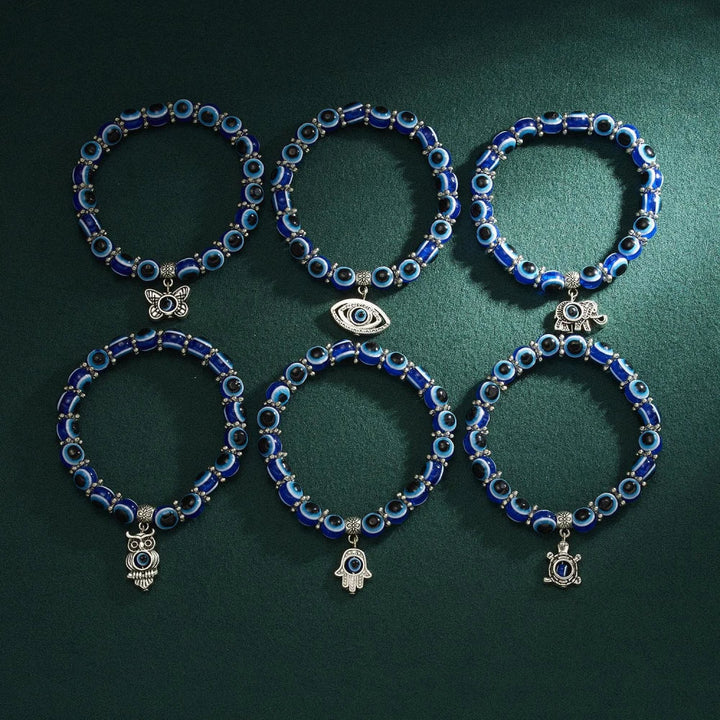 Eliani - Saphira Ond øje-Amulet Ankelkæde