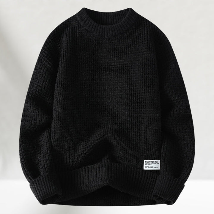 Jesse - Rundhalset Strikket Sweater