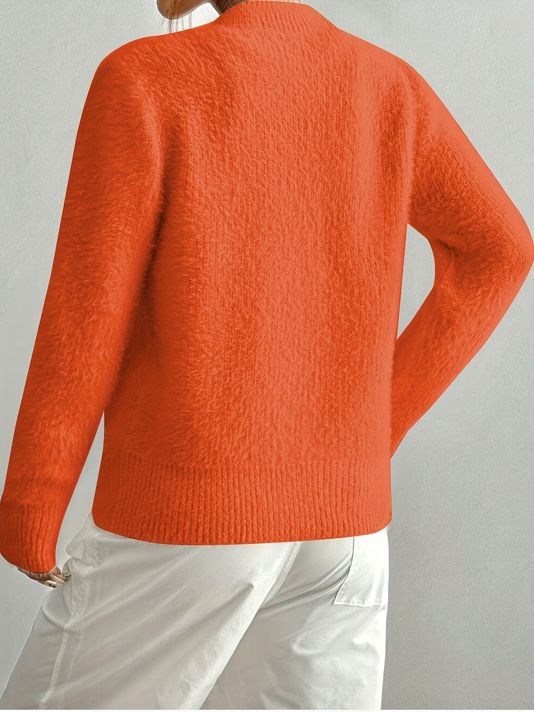 Smelissa - Langærmet Strikket Cardigan Med Hjerteknapper