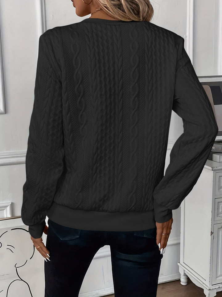 Karoline – Elegant Og Behagelig Sweater Med Lynlås