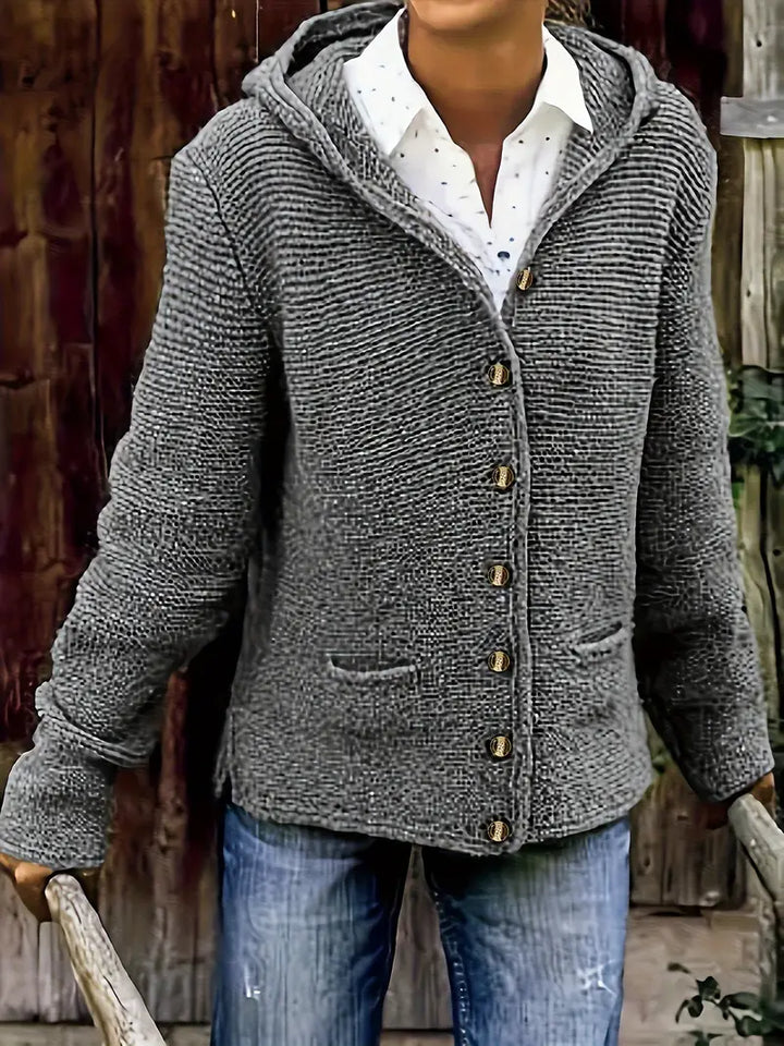 Bressan - Elegant Langær Met Cardigan Med Hætte