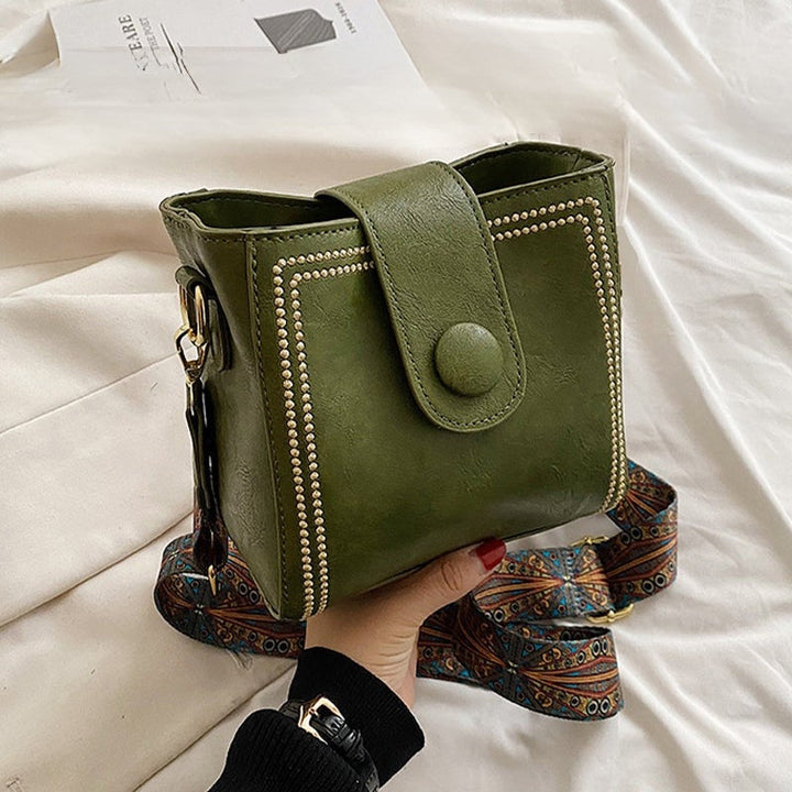 Andriani - Vintage Modetaske Med Jsterbar Skulderrem