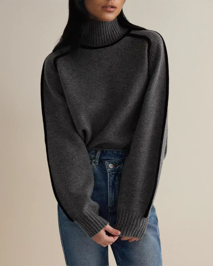 Karina – Elegant Rullekravesweater
