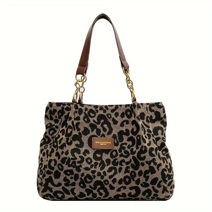 Leonora - Leopard Charm Tote Taske