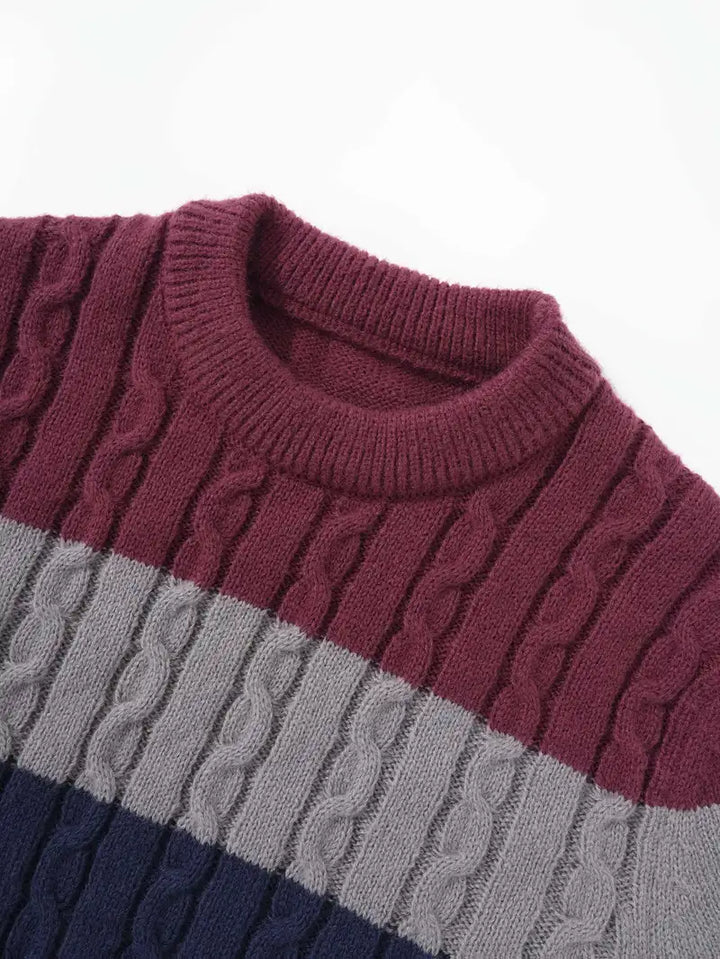 Watkins - Afslappet Langærmet Strikket Sweater