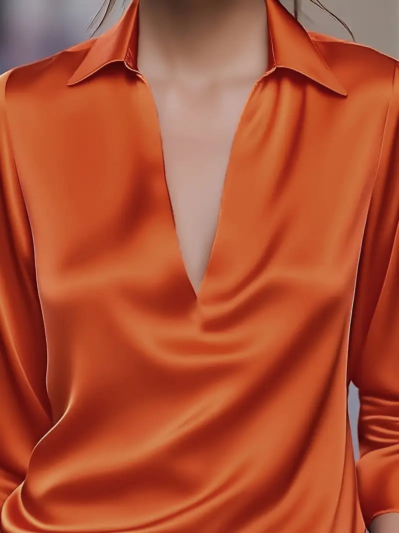 Nadene - Premium V-Hals Bluse