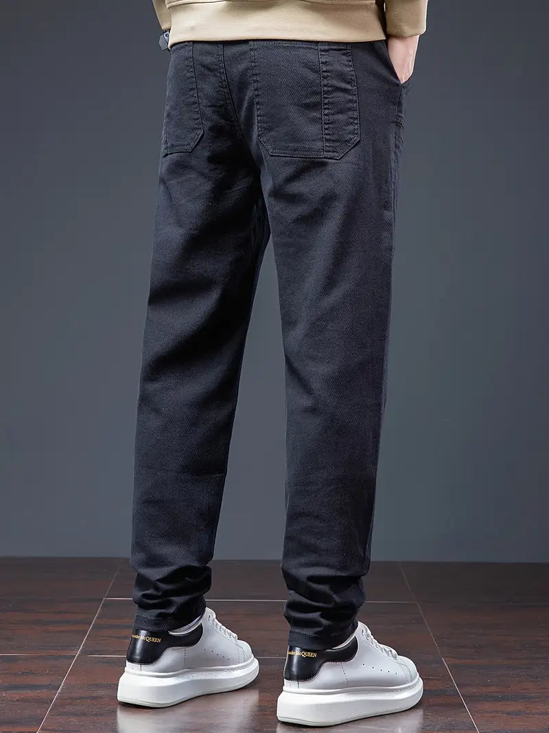 Jarrett - Elegant Jogging Bukser Med Snøre i Taljen