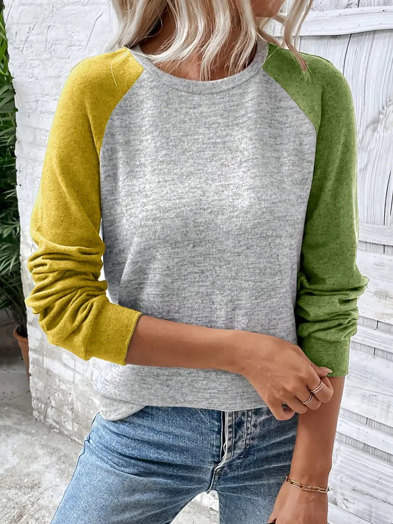 Samridhii - Afslappet Skjorte Med Rund Hals