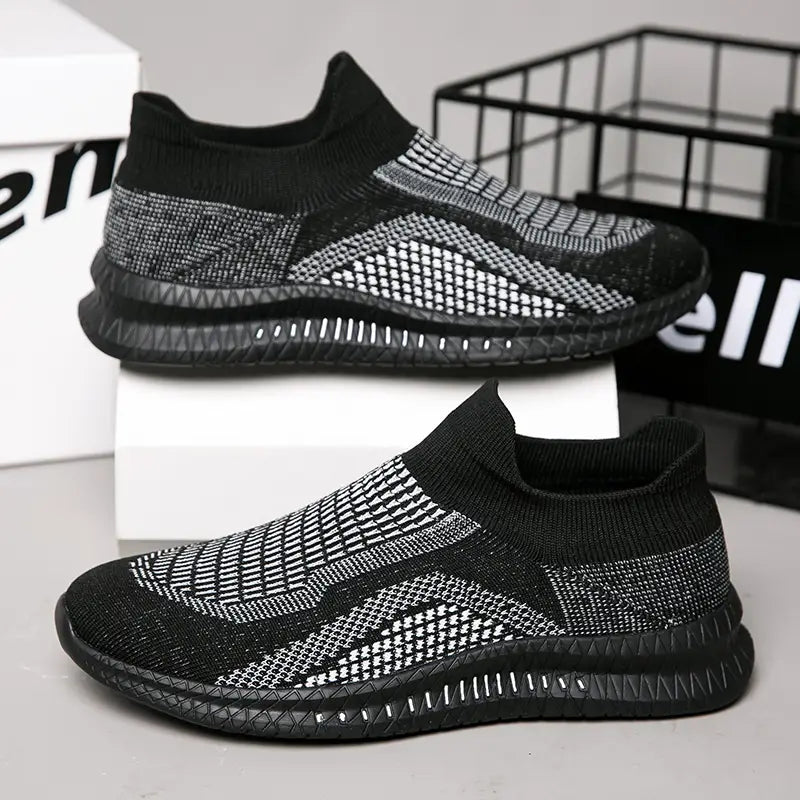 FlexStride - Åndbar Letvægts Sneaker i Strik