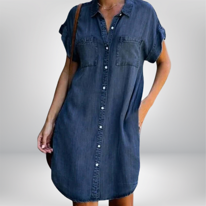 Agata – Afslappet Jeans Kjole