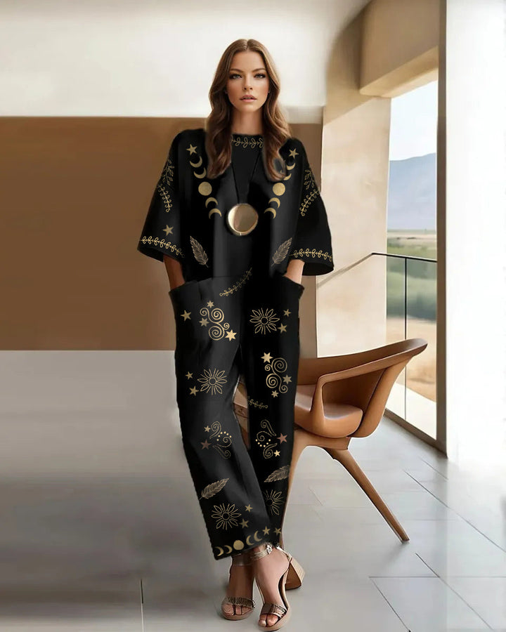 Ernestine - Bomuld Elastisk Løs Jumpsuit